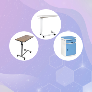 Overbed Tables & bedside Cabinets