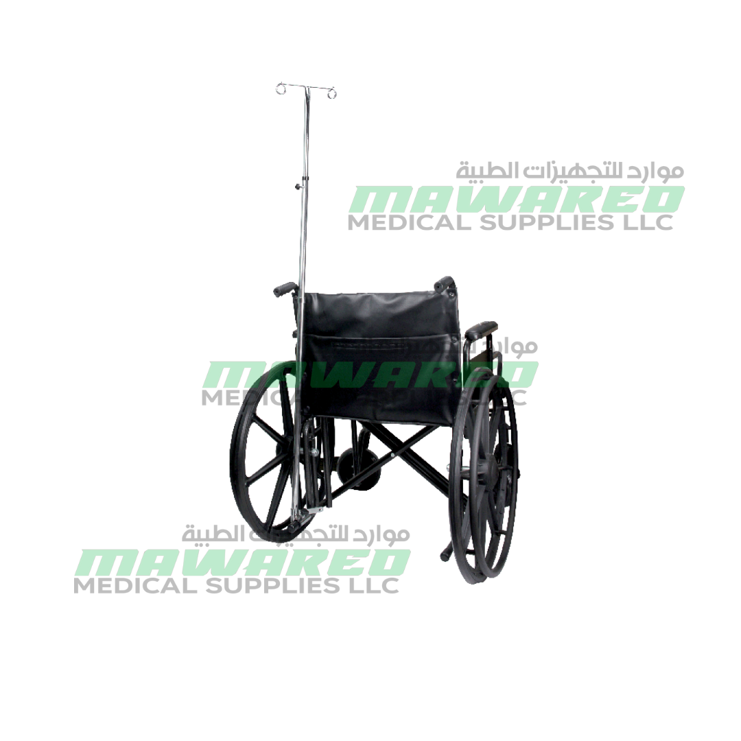 Customized Wheelchair IV Pole & Oxygen Cylinder Holder - Image 2