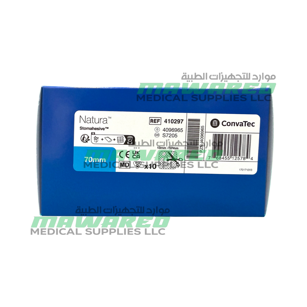 ConvaTec Natura Two-Piece Base Cut-to-fit Skin Barrier 70mm - 410297 - Image 3