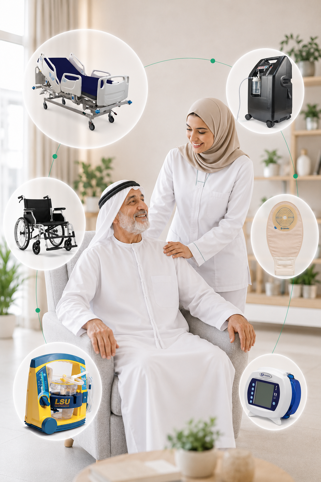 Mawared Medical Supplies home healthcare products in UAE