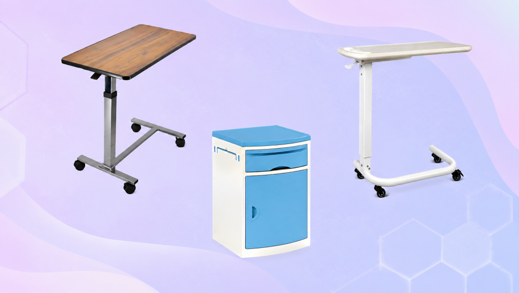 Overbed Tables & bedside Cabinets